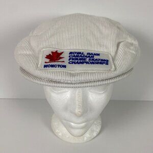 NWOT Vintage Moncton NB Canadian Figure Skating Championship Corduroy Hat
